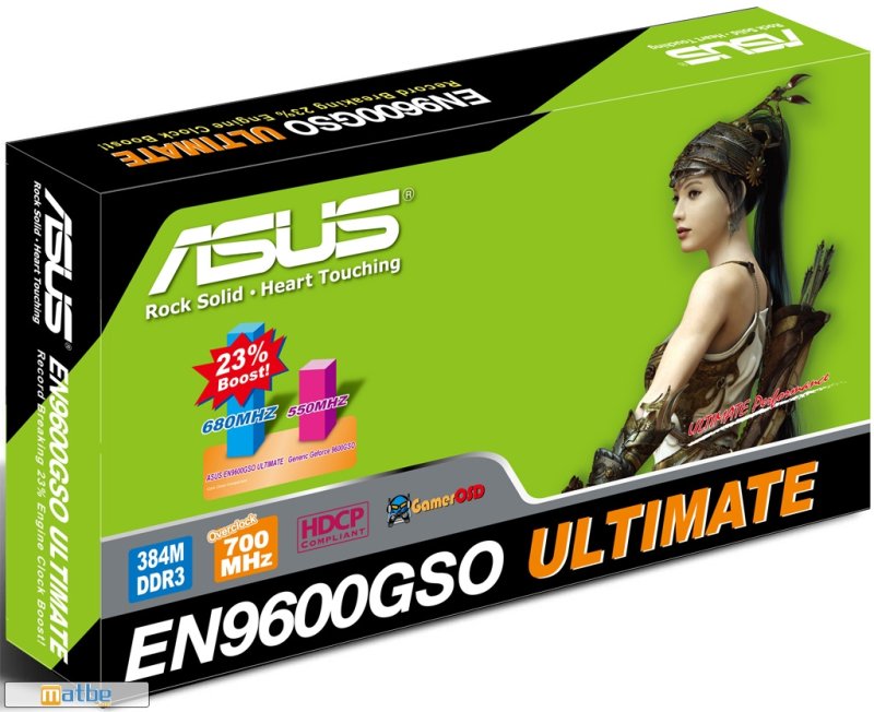  ## Asus GeForce 9600GSO Ultimate Modelini Hazırladı ##