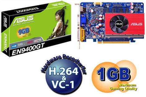  ## Asus 1GB Bellekli GeForce 9400GT Modelini Duyurdu ##