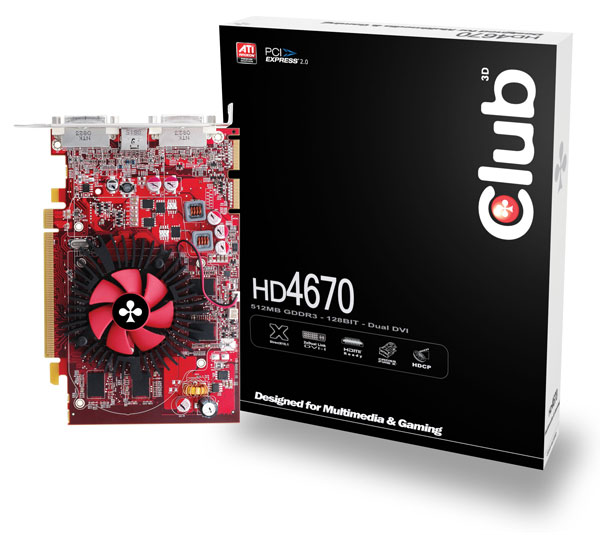  ## Club3D Radeon HD 4670 Modelini Duyurdu ##
