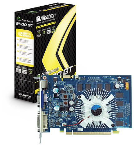  ## Albatron GeForce 9500GT Tabanlı İki Yeni Ekran Kartı Hazırladı ##