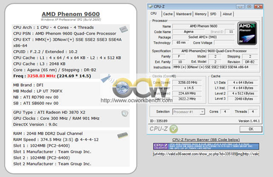  ## AMD'nin Phenom 9600 Black Edition İşlemcisi Gaza Bastı ##