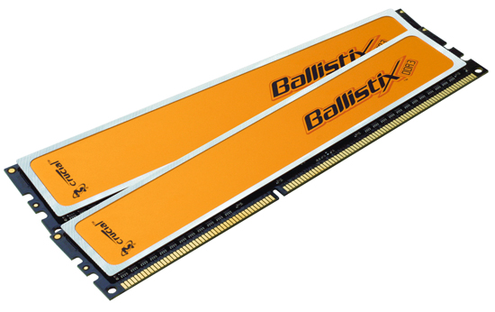  ## Crucial'den 2GHz'de Çalışan Ballistix DDR3 Bellek Kiti ##