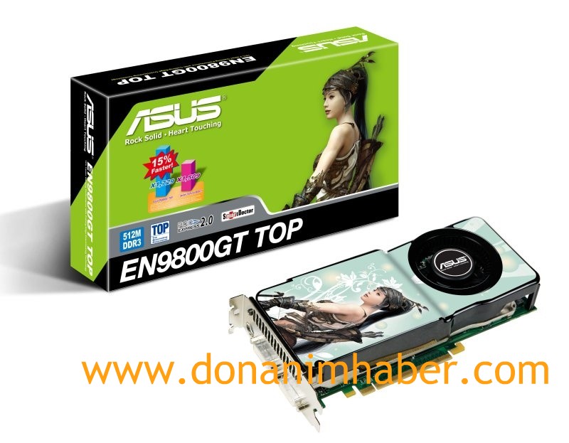  ## DH Özel: Asus GeForce 9800GT TOP'un Görsel ve Detayları Ortaya Çıktı ##