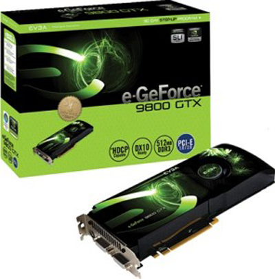  ## EVGA'nın GeForce 9800GTX Modeli Fiyatı ile Birlikte Göründü ##
