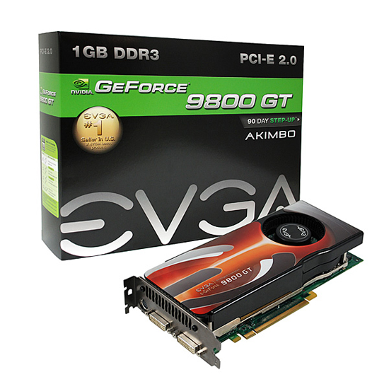  ## EVGA, Akimbo Serisi GeForce 9800GT Modellerini Duyurdu ##