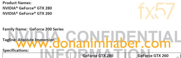  ## GeForce GTX 200 Serisi ile İlgili Bazı Yeni Bilgiler ##