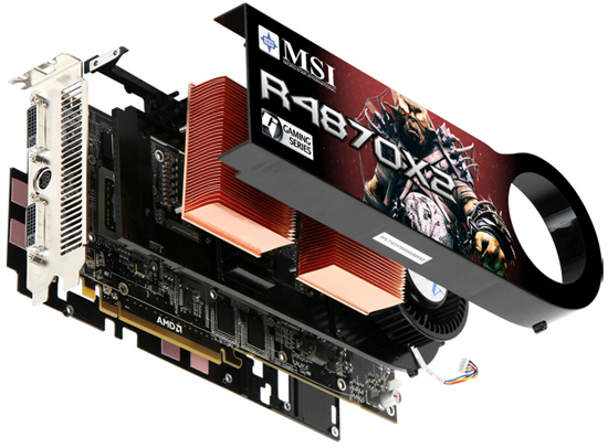  ## MSI'ın Çift Grafik İşlemcili Radeon HD 4870 X2 Modeli Göründü ##