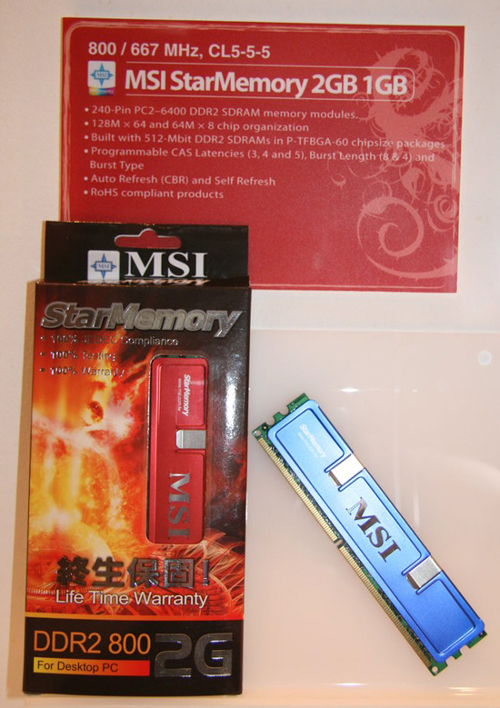  ## Cebit 2008: MSI DDR2'nin 'Yıldızı' Olmak İstiyor ##