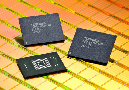  ## Toshiba Taşınabilir Cihazlar için 32GB'lık NAND Flash Yongası Hazırlıyor ##