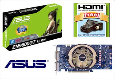  ## Asus'dan 1GB Bellekli GeForce 9600GT Geliyor ##