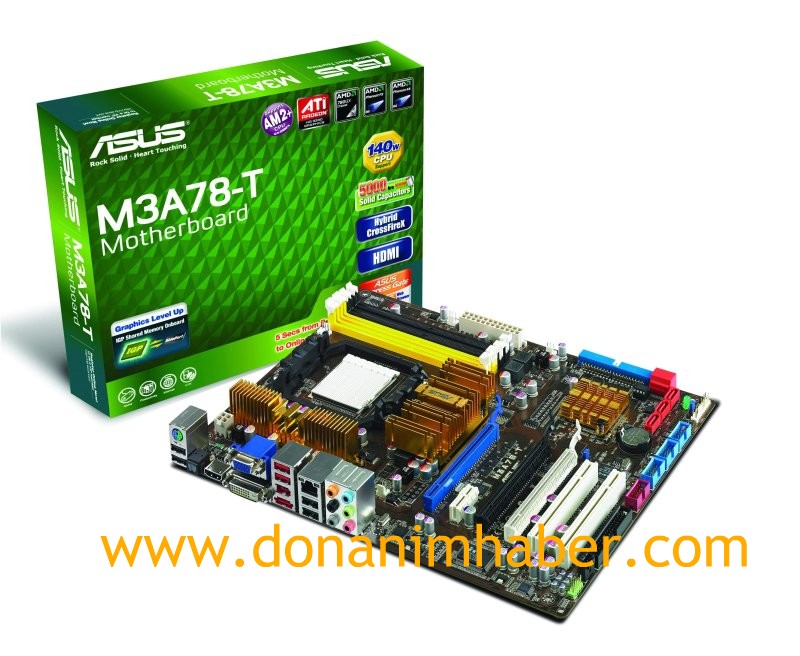  ## DH Özel: Asus'un 790GX Yonga Setli Yeni Anakartı M3A78-T Hazır ##