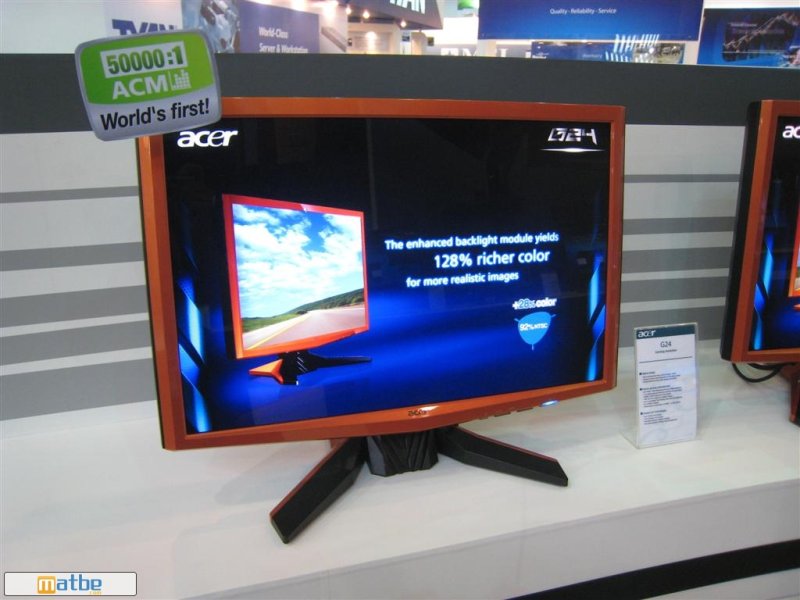  ## Computex 2008: Acer'dan Oyunculara Özel 24' LCD Monitör ##
