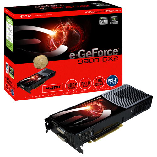  ## EVGA'nın GeForce 9800GX2 Modeli Hazır ##