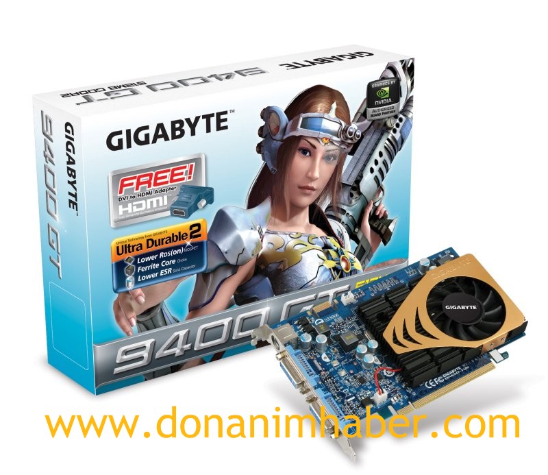  ## GIGABYTE'ın GeForce 9400GT Modeli Gün Işığına Çıktı ##