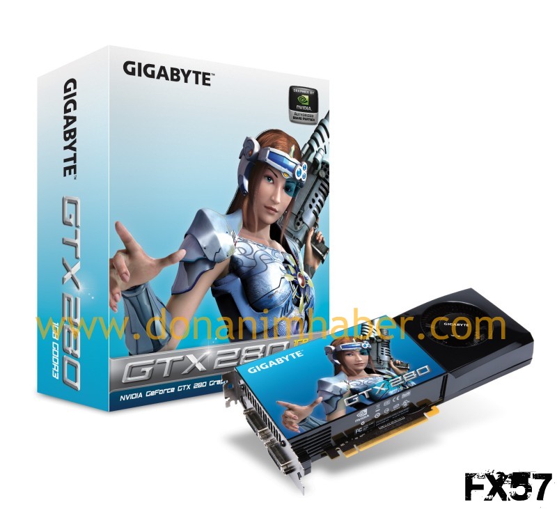  ## Gigabyte'ın GeForce GTX 280 Modeli Hazır ##