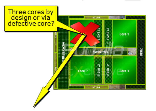  ## Intel'in Hedefinde AMD'nin Üç Çekirdekli İşlemcileri Var ##