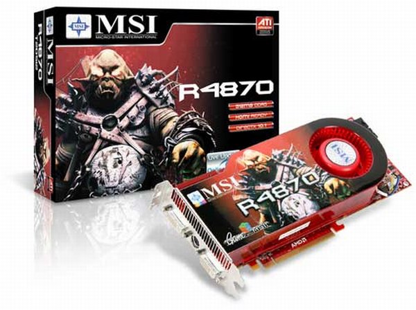  ## MSI'dan Radeon HD 4870 Overclock Edition ##