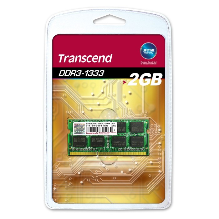  ## Transcend'den 1GB ve 2GB'lık DDR3 SO-DIMM Bellekler ##