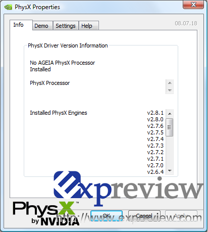  ## Nvidia'nın PhysX 8.07.18 Sürücüsü İndirilebilir Durumda ##
