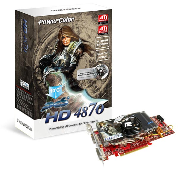  Ankara Satılık Powercolor 4870 512 MB PCS+ Özel Tasarım - 245 TL