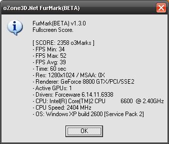  ## OpenGL Testi FurMark Güncellendi ##