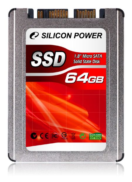 ## Silicon Power 1.8' Formunda 64GB Kapasiteli SSD Hazırladı ##