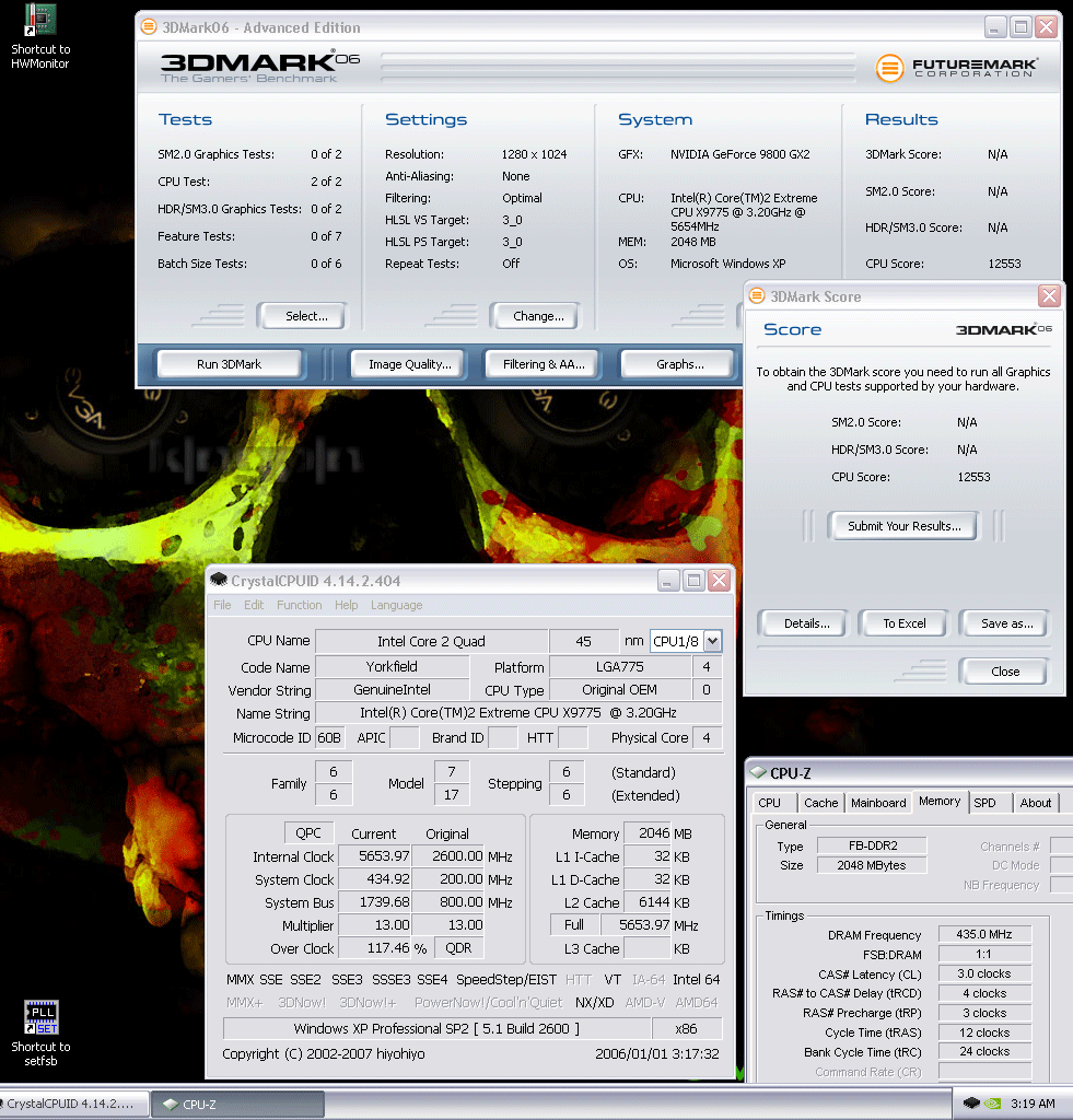  ## Intel'in Skulltrail Platformu 6GHz'i Gördü - Rekorlar Arka Arkaya Geldi ##