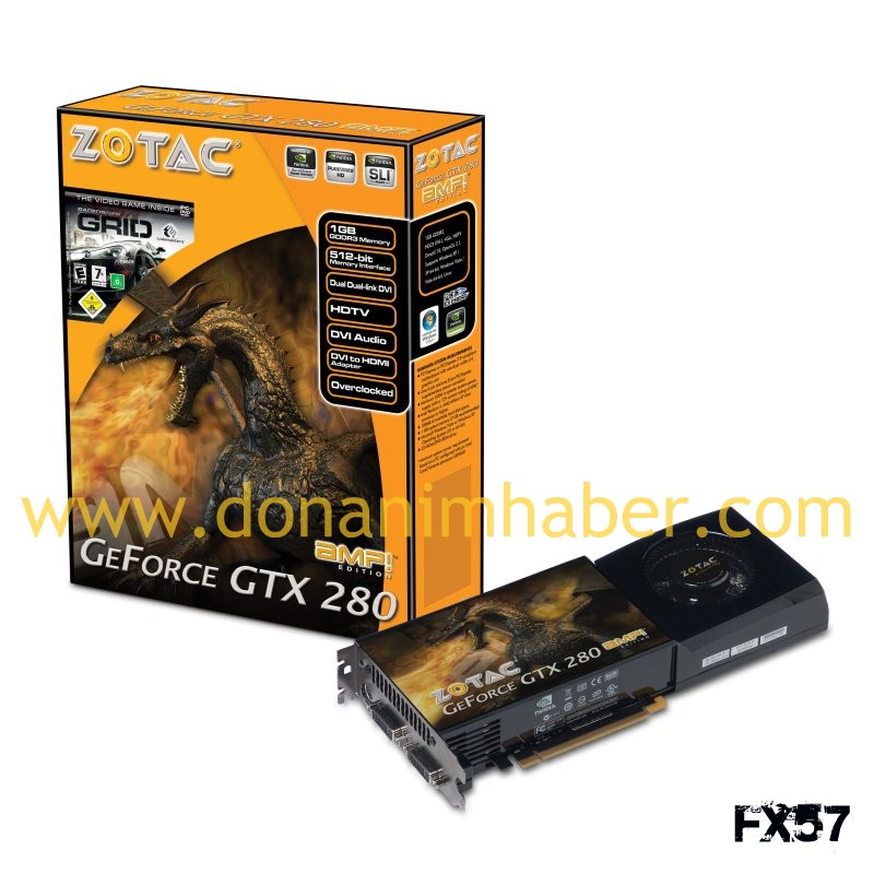  ## ZOTAC'ın GeForce GTX 280 AMP! Modeli Hazır ##