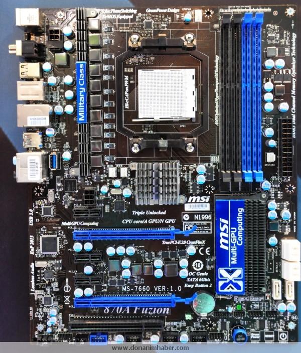 Computex 2010: MSI, AMD işlemciler için hazırladığı Lucid teknolojili anakartını tanıttı