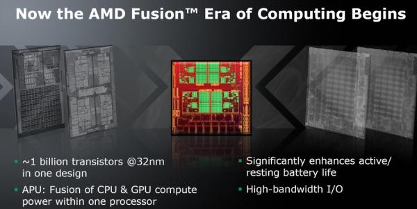 AMD'nin Fusion işlemcileri GPU pazarındaki dengeleri de değiştirebilir