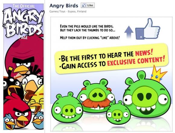 Angry Birds, Facebook'a geliyor
