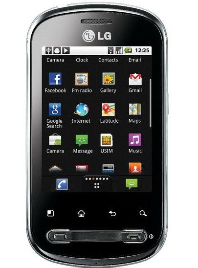 Android 2.2 işletim sistemli LG P350 Optimus Me için İngiltere'de geri sayım başladı