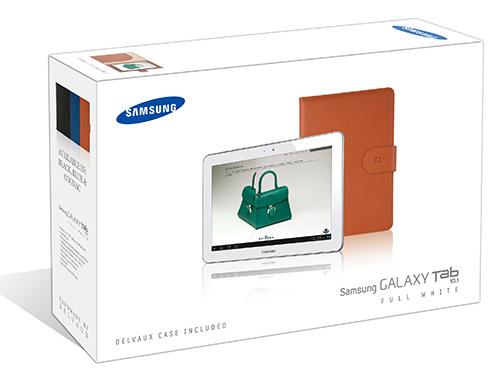 Samsung'un Android tableti Galaxy Tab 10.1 beyazlara büründü