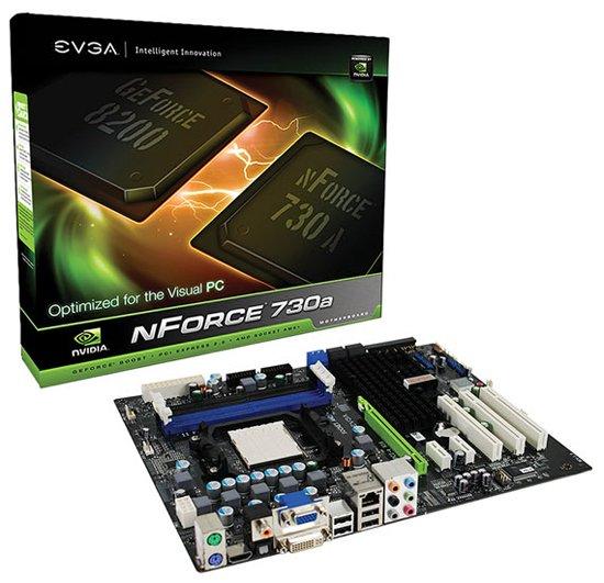 EVGA, AMD işlemciler için nForce 730a yonga setli anakart hazırladı