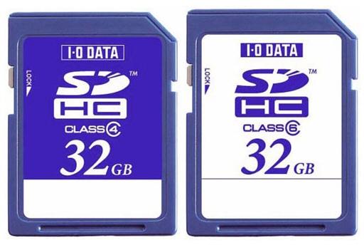 I-O Data 32GB kapasiteli SDHC bellek kartlarını duyurdu