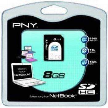 PNY netbooklar için hazırladığı SDHC bellek kartlarını duyurdu