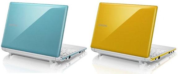 Samsung netbook modellerinden N150'ye dört yeni renk seçeneği ekledi