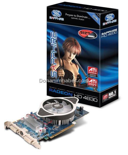 Sapphire Radeon HD 4830 hazır; Türkiye geliş tarihi ve fiyatı
