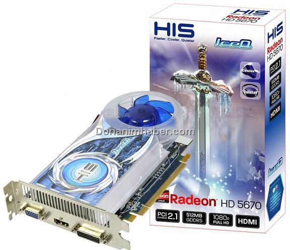 HIS Radeon HD 5670 ICEQ modelini duyurdu