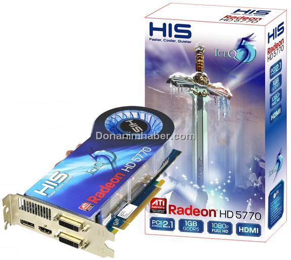 HIS, ICEQ5 serisi Radeon HD 5770 modellerini duyurdu