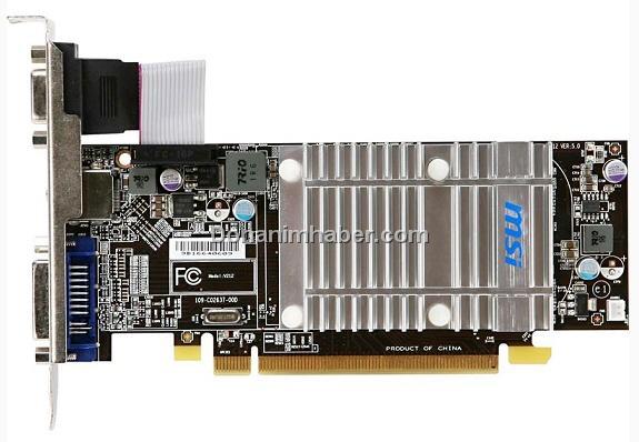 MSI Radeon HD 5450 tabanlı yeni ekran kartlarını duyurdu