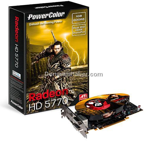 PowerColor Radeon HD 5770 (V2) modelini duyurdu