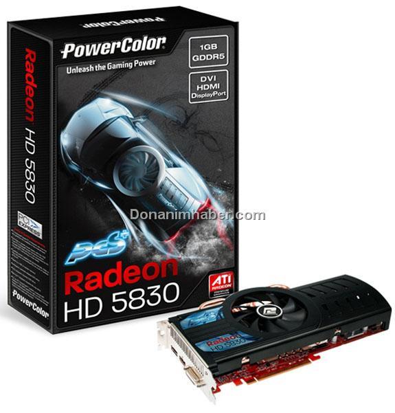 PowerColor fabrika çıkışı hız aşırtmalı Radeon HD 5830 PCS+ modelini duyurdu