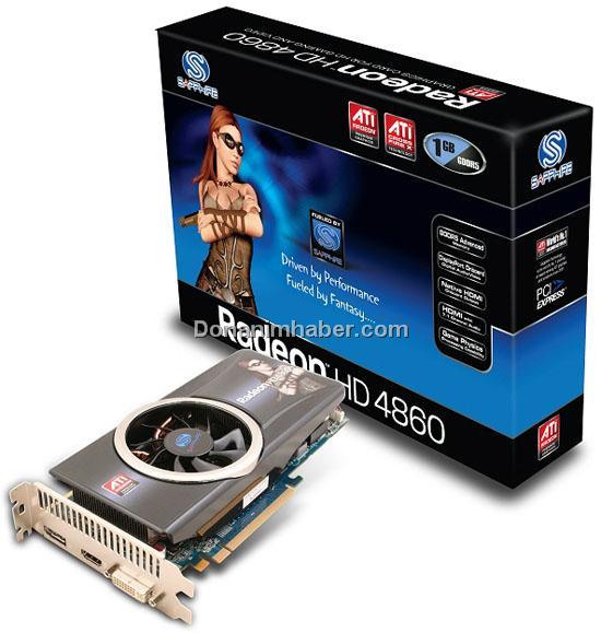 Sapphire Radeon HD 4860 modelini satışa sunuyor