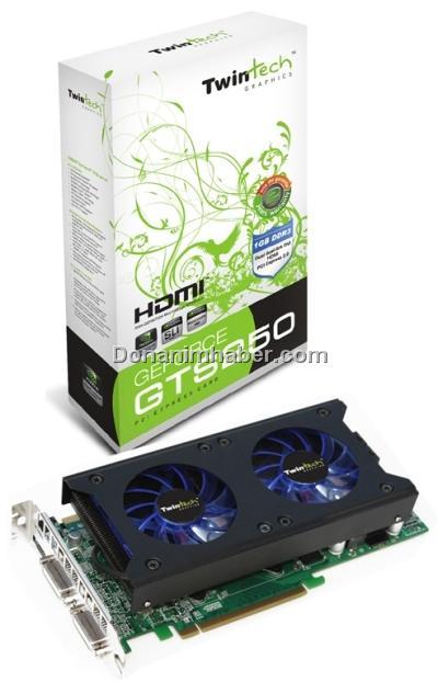 Twintech soğutucusuyla dikkat çeken GeForce GTS 250 modelini duyurdu