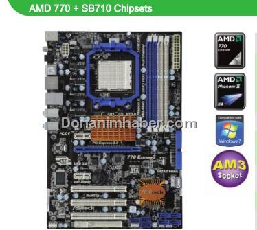 ASRock 770 Extreme3: AMD işlemciler için SATA 6Gbps ve USB 3.0 destekli anakart