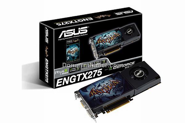 Asus GeForce GTX 275 Batman Edition modelini kullanıma sunuyor