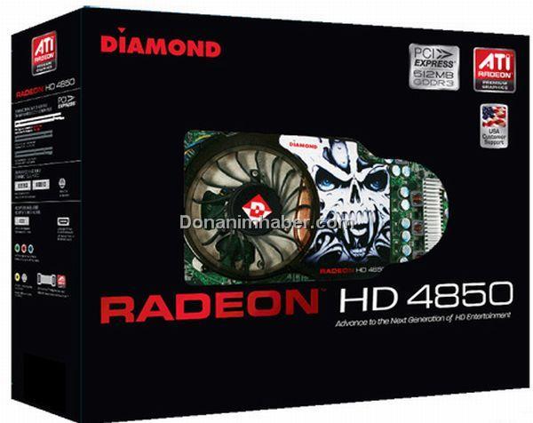 Diamond Yeşil PCB'li ve özel soğutuculu Radeon HD 4850 modelini duyurdu