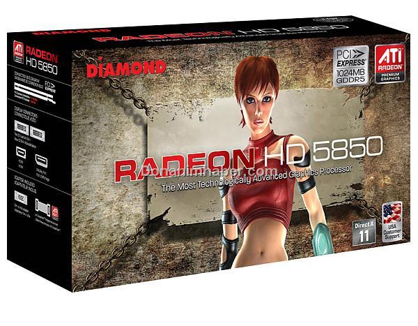 Diamond Radeon HD 5850 modelini duyurdu