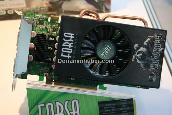 CeBIT Özel: Forsa özel soğutuculu GeForce 9600GT modelini sergiliyor